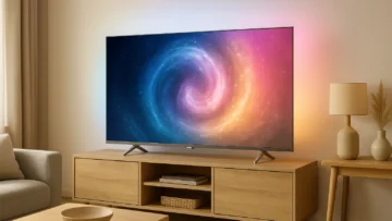 Smart TV Philips 65" Mini LED 4K com Ambilight e 120 Hz