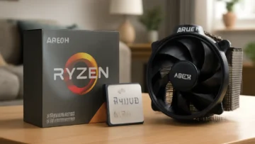 AMD Processador Ryzen 5 3600 de 6 Núcleos com Cooler Wraith Spire