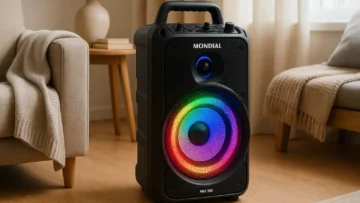 Party Box Mondial PBX-350 com Luzes e Bluetooth