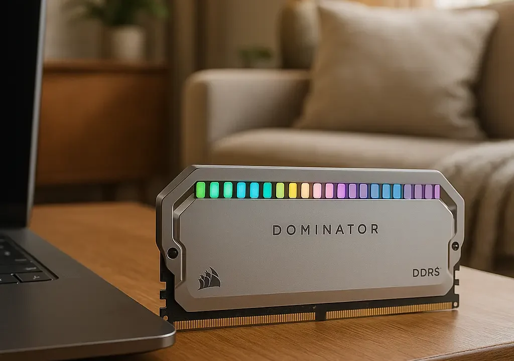CORSAIR DOMINATOR TITANIUM RGB DDR5: Desempenho e Estilo Premium