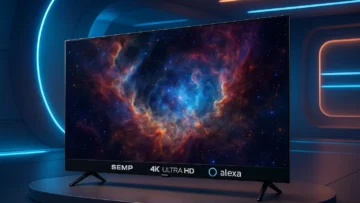 Smart TV LED 50" Semp RK8600 4K com Roku e Alexa