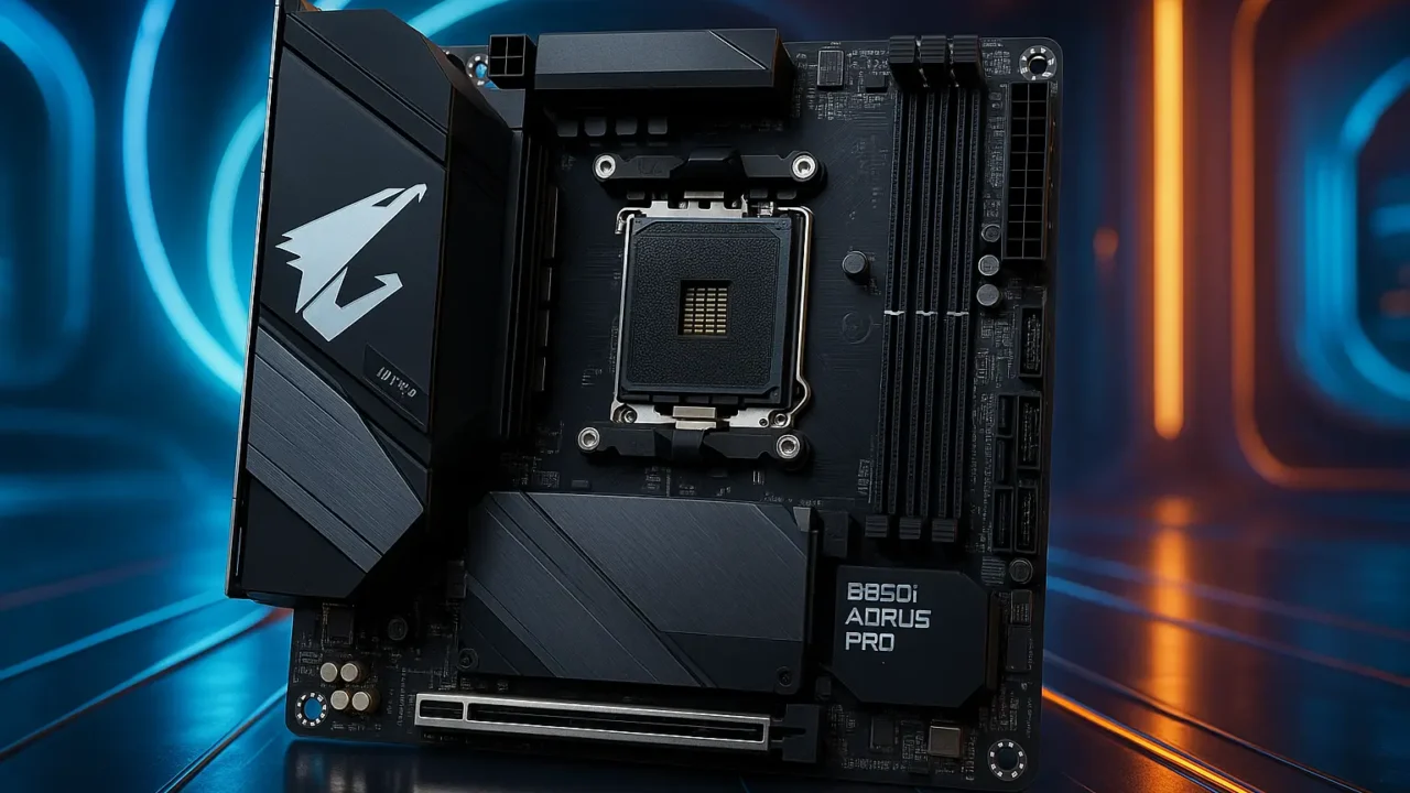 GIGABYTE B850I AORUS PRO: Mini-ITX com Wi-Fi 7 e DDR5