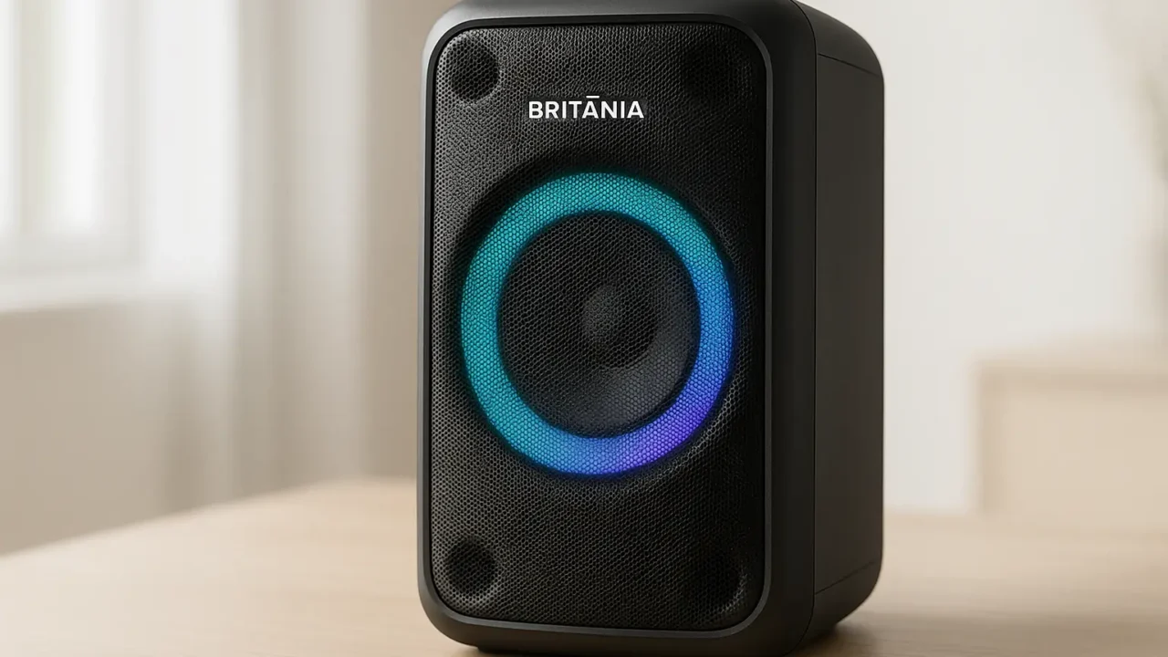 Caixa de Som Britânia BCX12100: potência e conectividade em um só produto