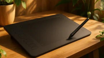 UGEE M708: Mesa Digitalizadora com Caneta Precisa e Área Ampla