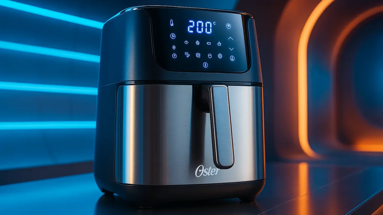 Oster Fritadeira Digital Inox 5L: Painel Touch e Alto Desempenho