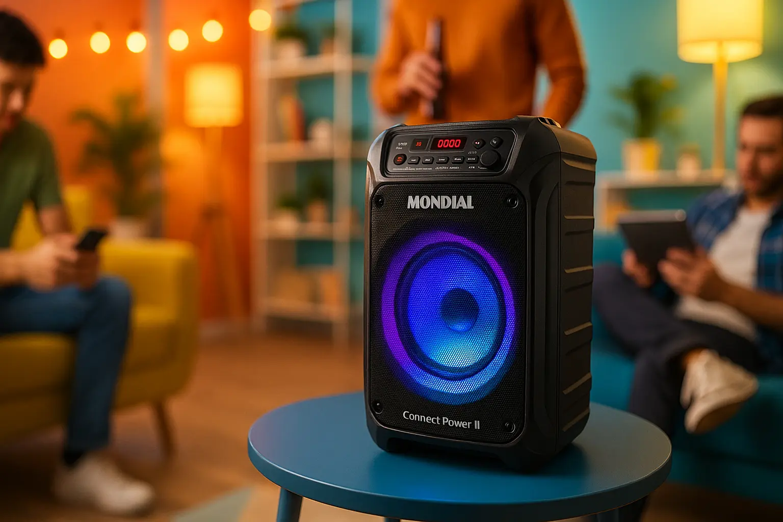 Caixa de Som Amplificada MONDIAL Connect Power II: potência, conexão e diversão garantida