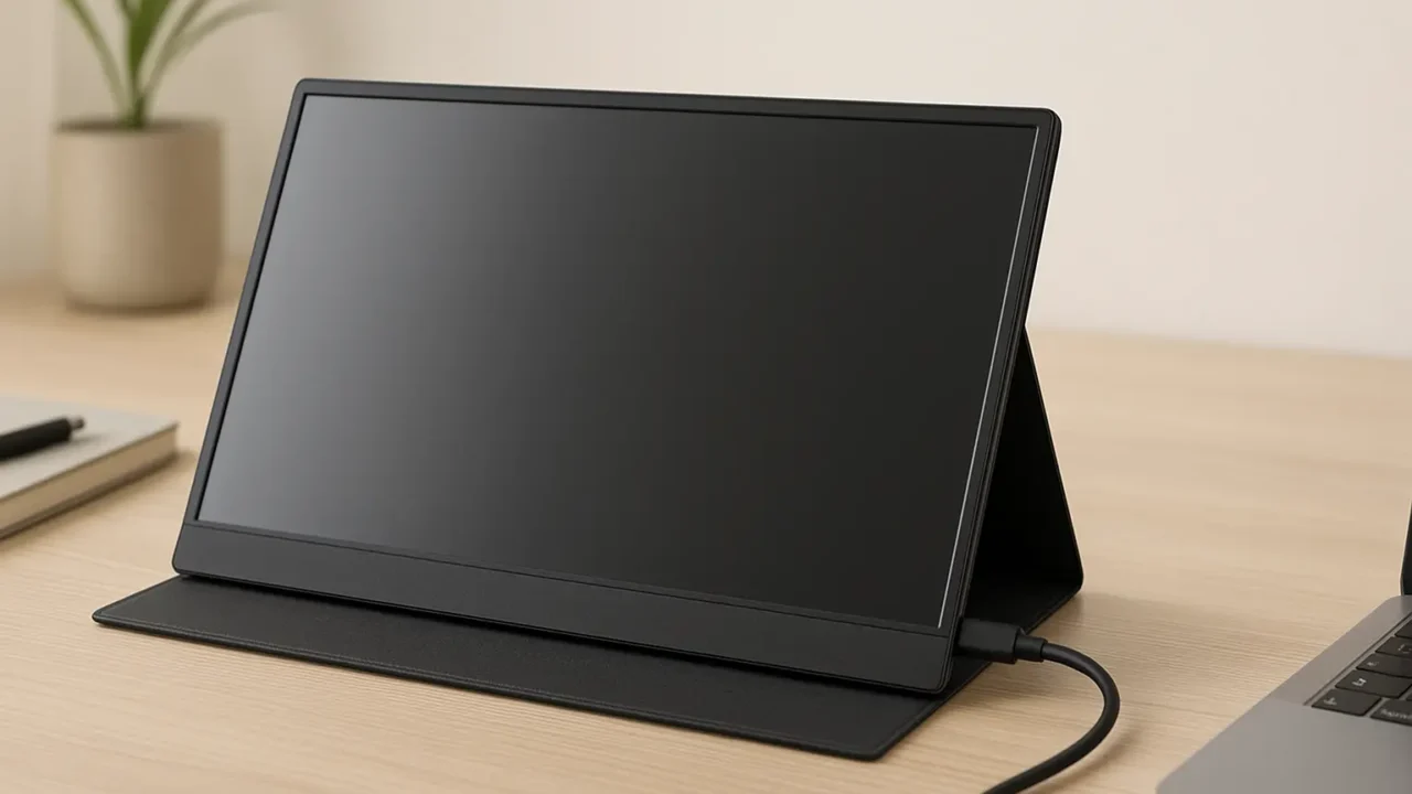 Monitor portátil 15,6'' FHD com USB-C e HDMI: leve, versátil e poderoso