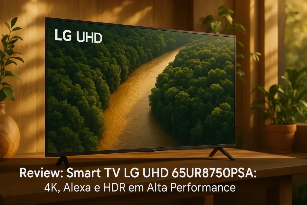 Smart TV LG UHD 65UR8750PSA: 4K, Alexa e HDR em Alta Performance