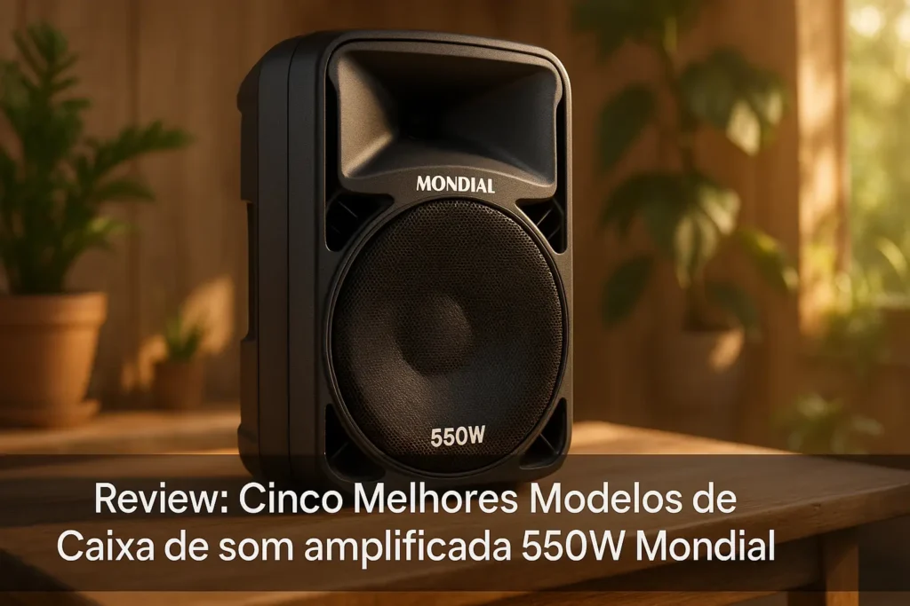 Cinco Melhores Modelos de Caixa de som amplificada 550w Mondial