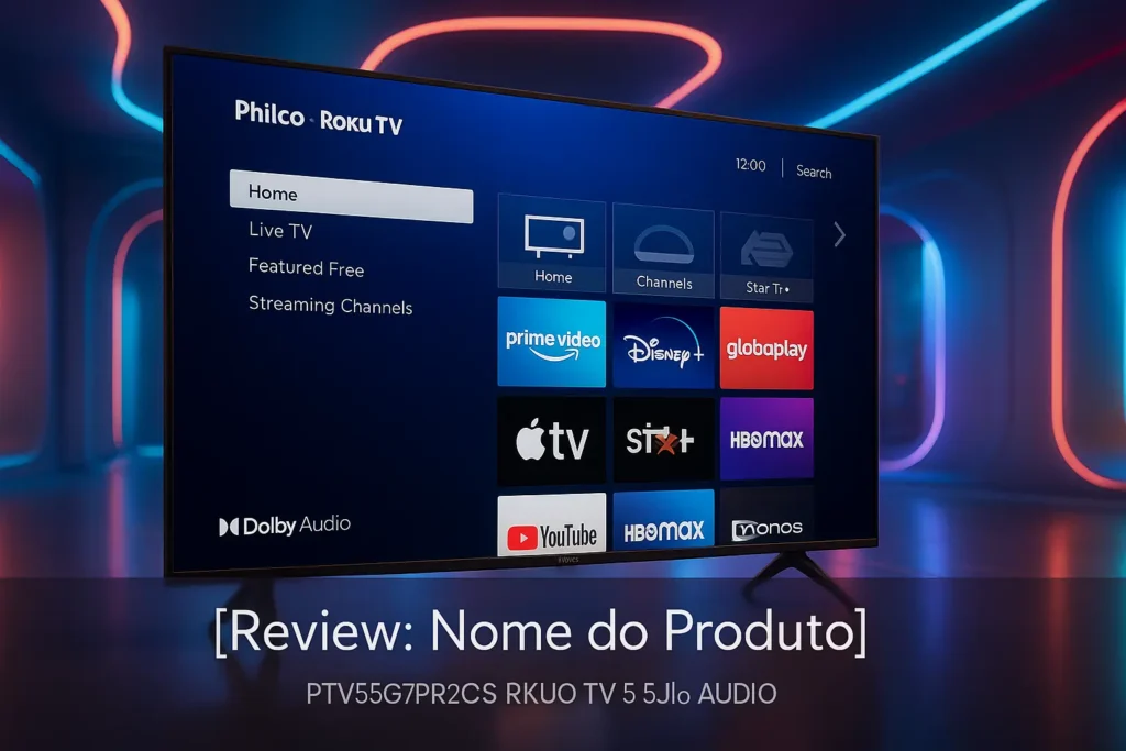 Principais 5 smart tv 55 philco ptv55g7pr2csb roku tv dolby audio