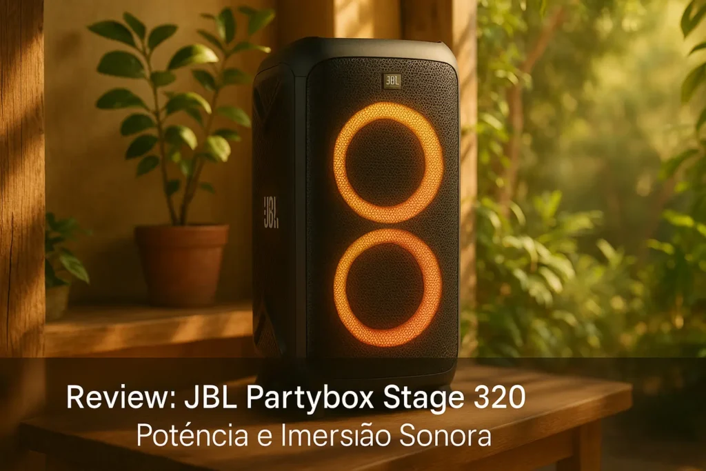 JBL Partybox Stage 320: Potência e Imersão Sonora