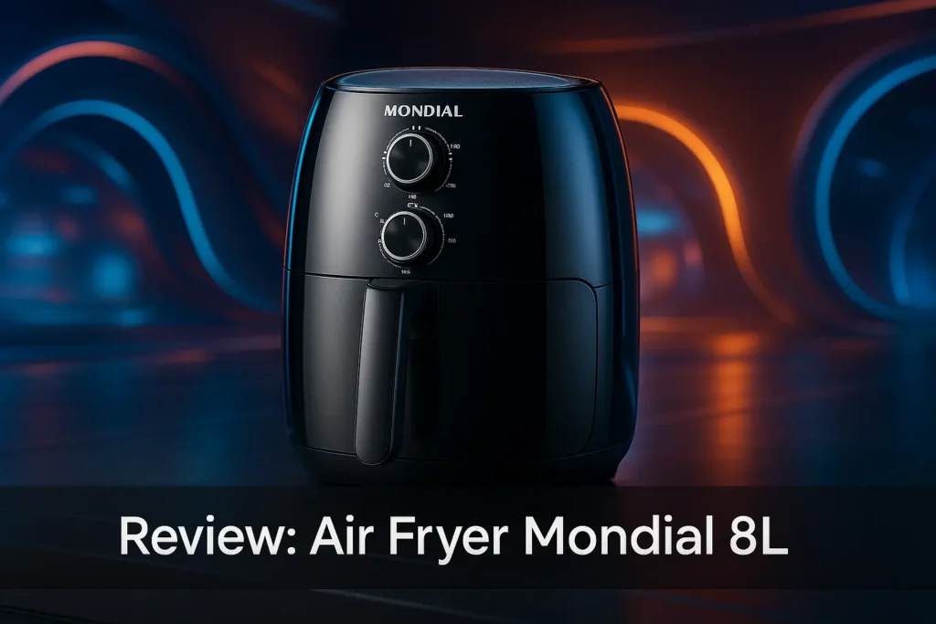 Air Fryer Mondial 8L: Capacidade, Potência e Praticidade