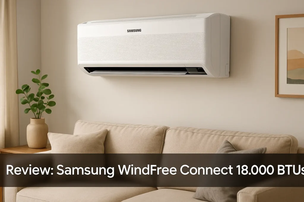 Samsung WindFree Connect 18.000 BTUs: Frio sem Vento e com Inteligência
