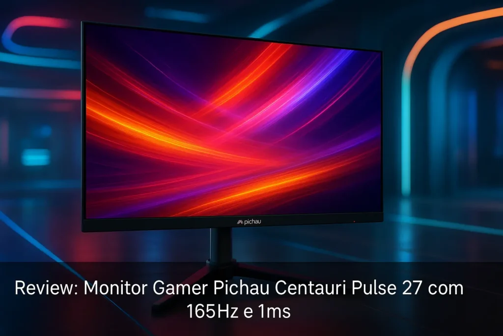 Monitor Gamer Pichau Centauri Pulse 27 com 165Hz e 1ms