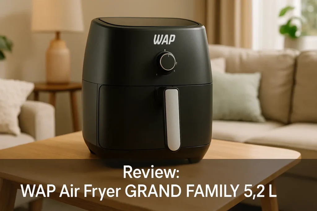 WAP Air Fryer GRAND FAMILY 5,2L: Potência e Versatilidade