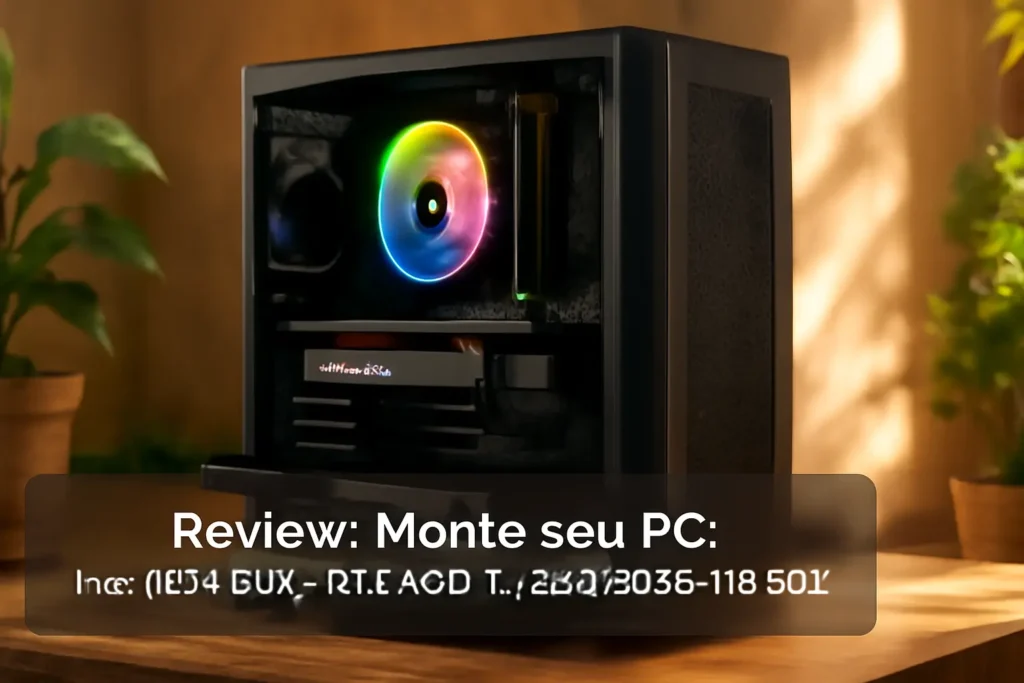 Monte seu PC: Intel i7-14700KF, RTX 4060 Ti, 32GB DDR5, 1TB SSD