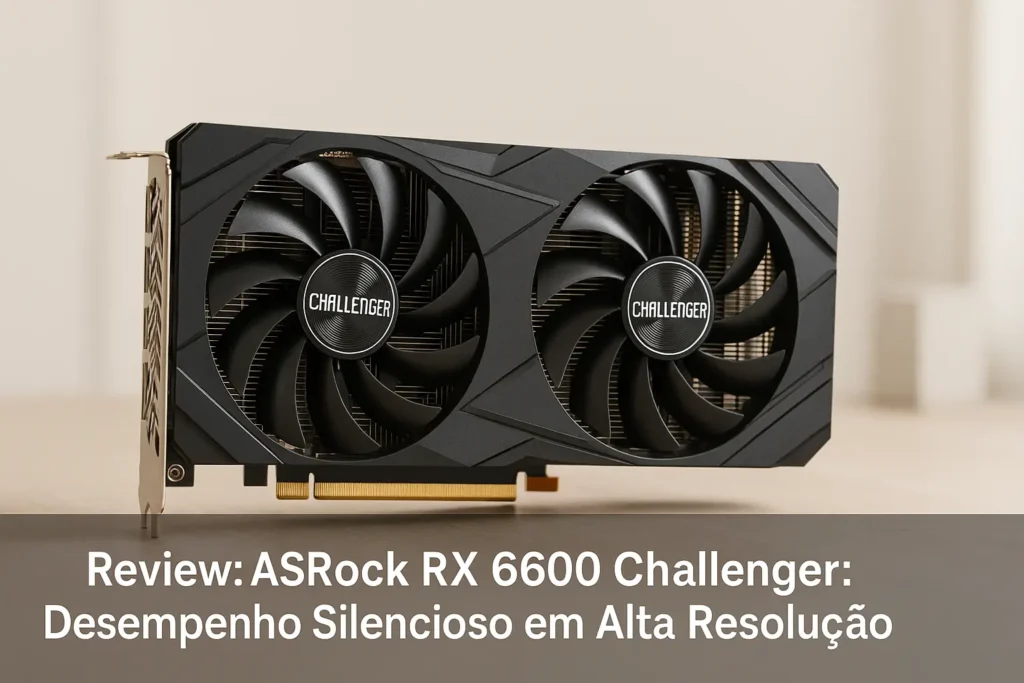 ASRock RX 6600 Challenger: Desempenho Silencioso em Alta Resolução
