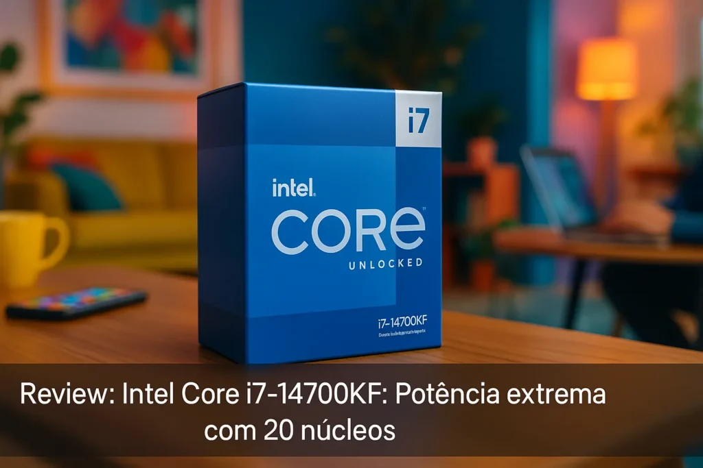 Intel Core i7-14700KF: Potência extrema com 20 núcleos