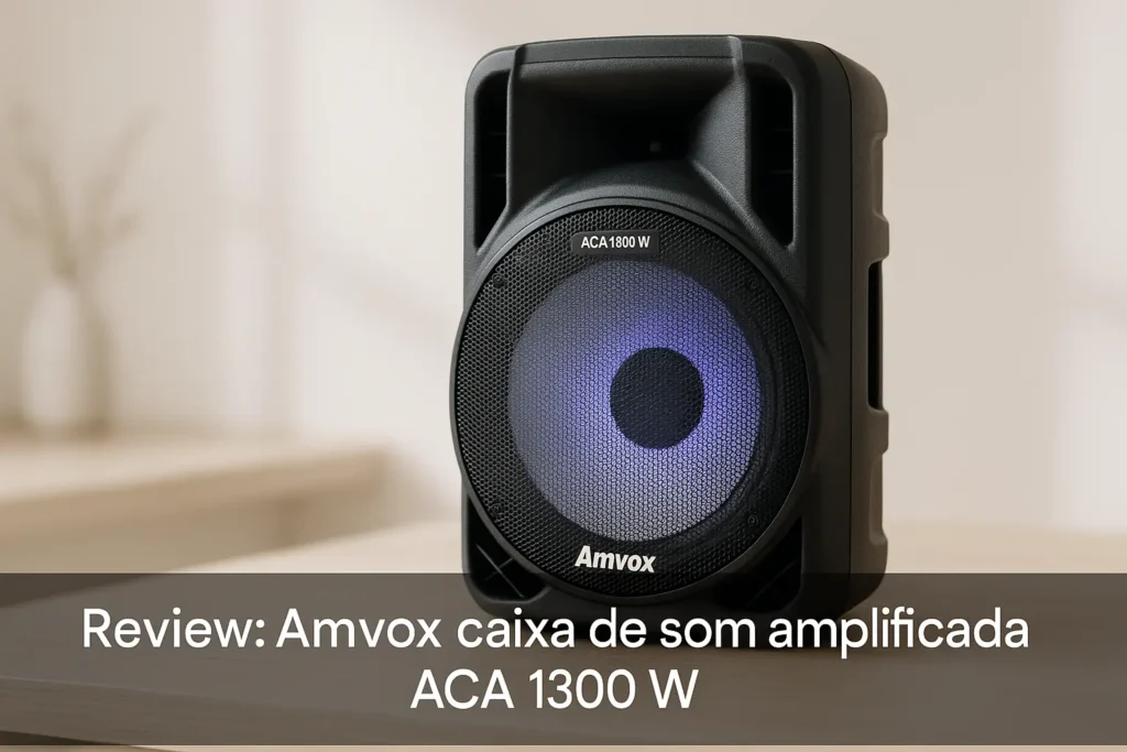 Lista de 5 Melhores:  Amvox caixa de som amplificada aca 1300 w