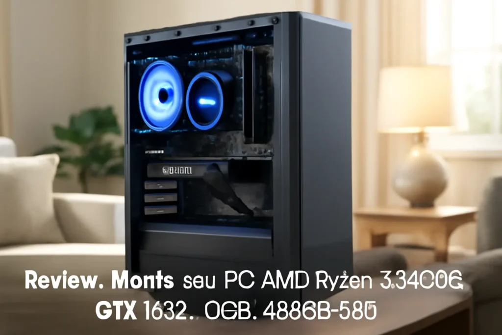 Monte seu PC: AMD Ryzen 5 3400G, GTX 1650, 16GB, 480GB SSD