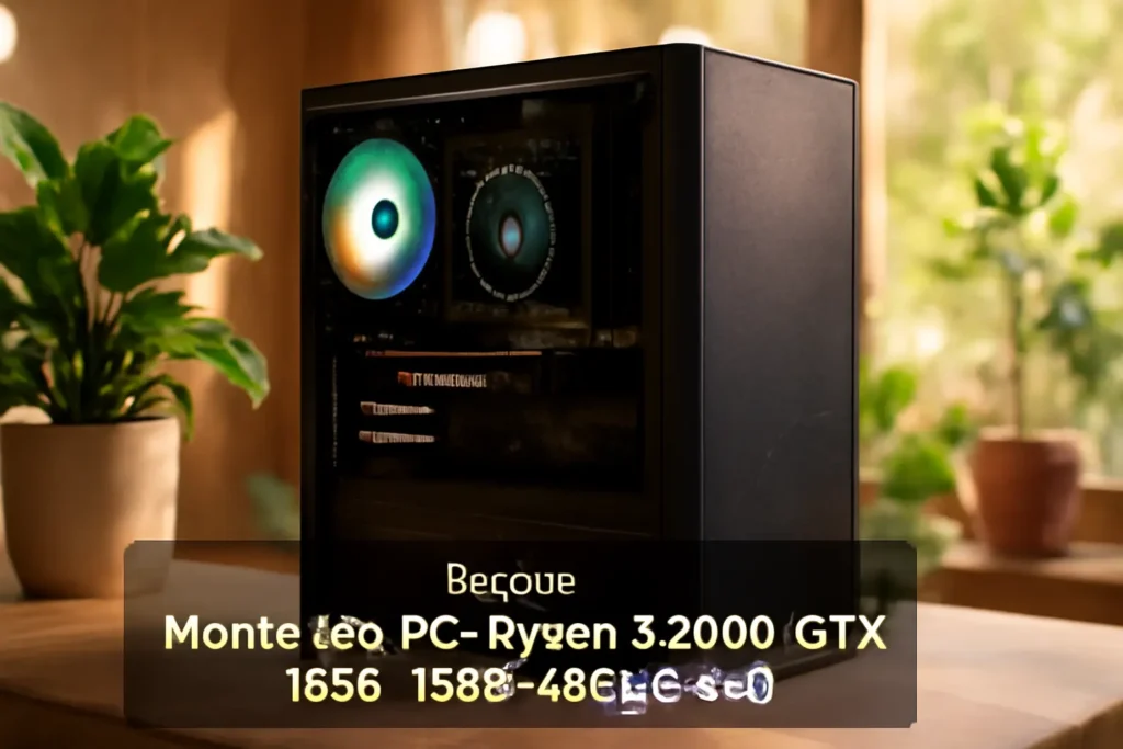 Monte seu PC: Ryzen 5 3400G, GTX 1650, 16GB, 480GB SSD