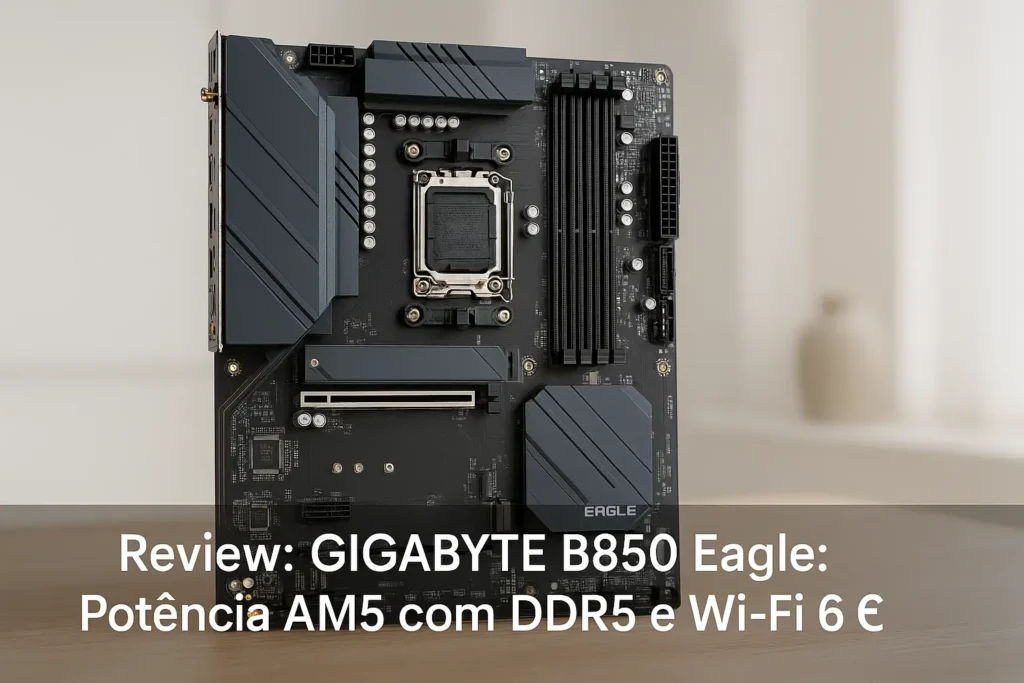 GIGABYTE B850 Eagle: Potência AM5 com DDR5 e Wi-Fi 6E