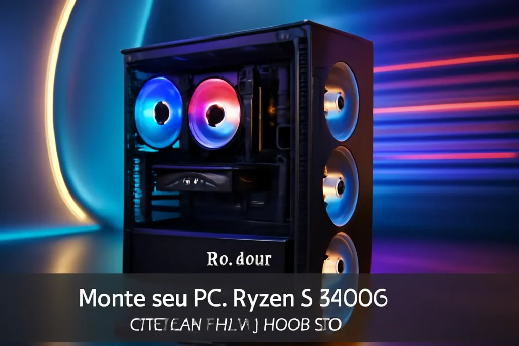 Monte seu PC: Ryzen 5 3400G, GTX 1650, 16GB, 240GB SSD