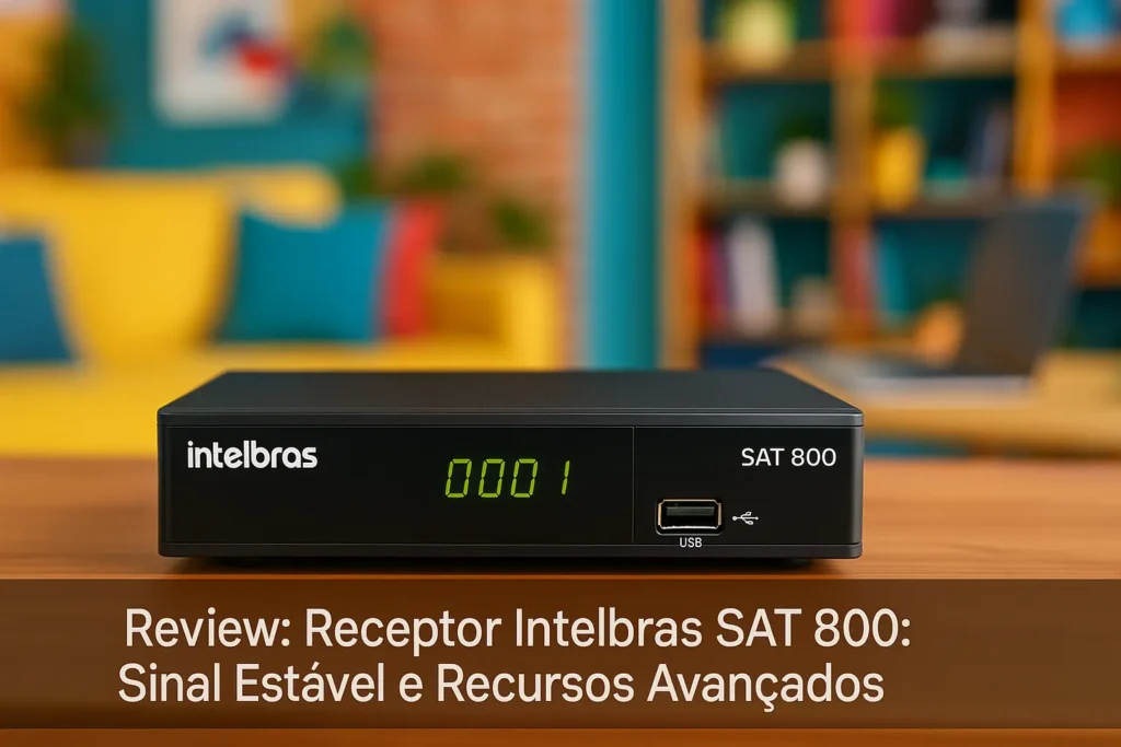 Receptor Intelbras SAT 800: Sinal Estável e Recursos Avançados