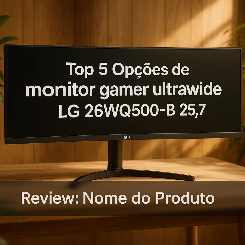 Top 5 Opções de monitor gamer ultrawide LG 26wq500-b 25 7