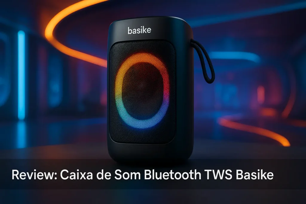 Caixa de Som Bluetooth TWS Basike: Potência e Versatilidade para Qualquer Ambiente