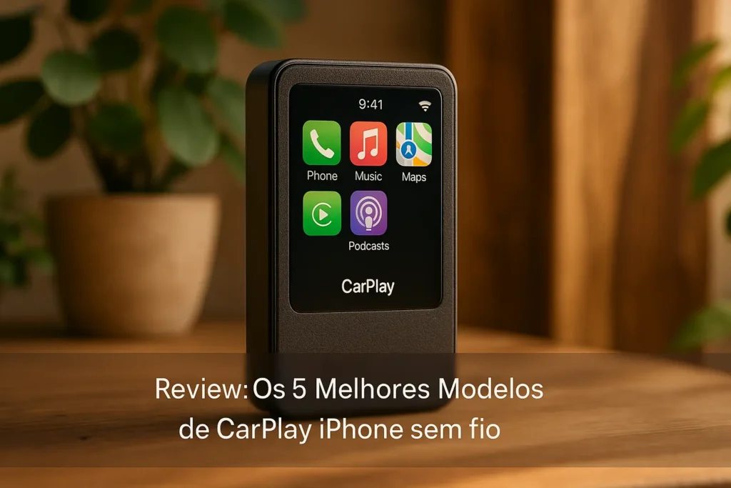 Os 5 Melhores Modelos de carplay iPhone sem fio