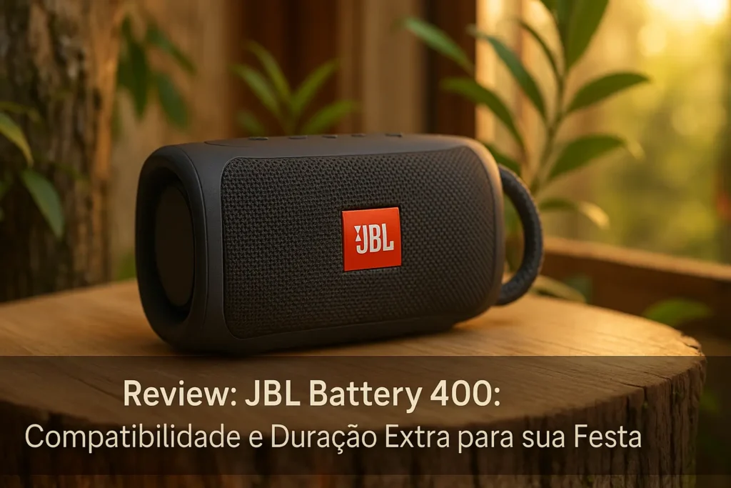 JBL Battery 400: Compatibilidade e Duração Extra para sua Festa