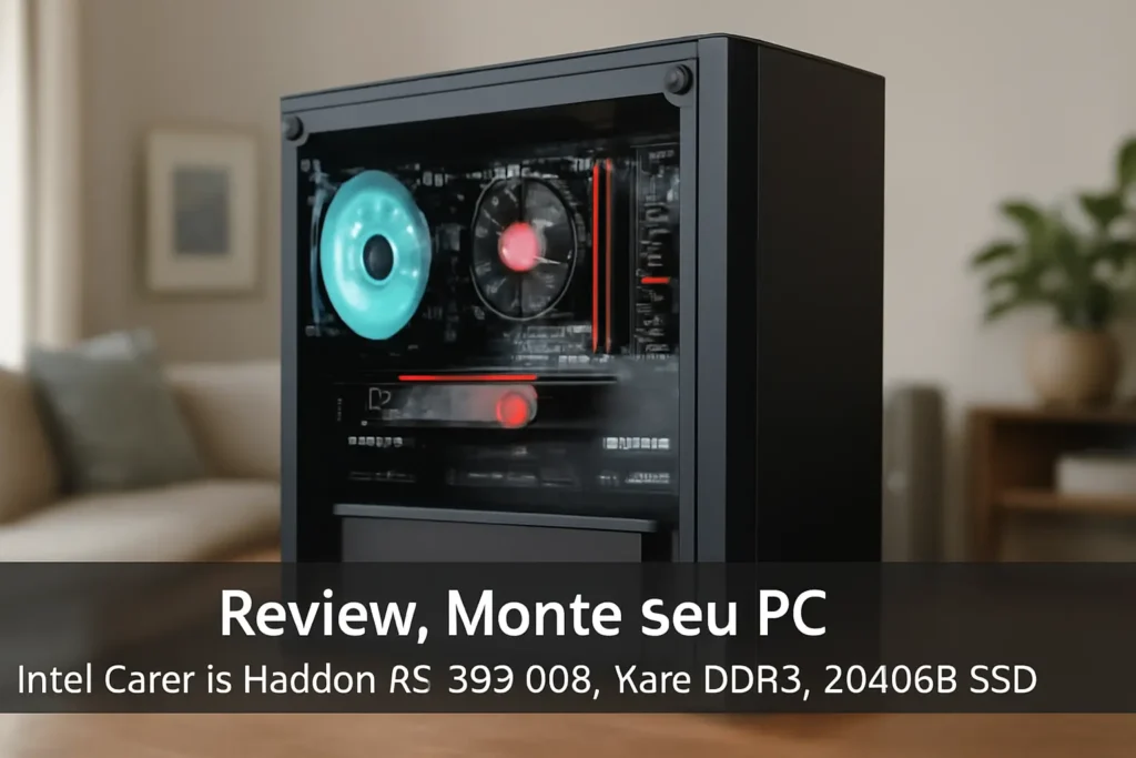 Monte seu PC: Intel Core i5, Radeon RX 550 4GB, 8GB DDR3, 240GB SSD