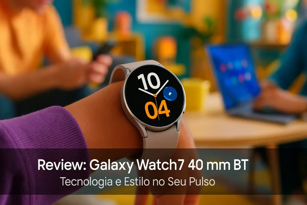 Galaxy Watch7 40 mm BT: Tecnologia e Estilo no Seu Pulso