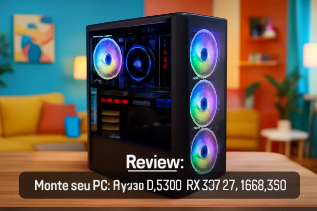 Monte seu PC: Ryzen 5 5500, RX 560 XT, 16GB, 480GB SSD