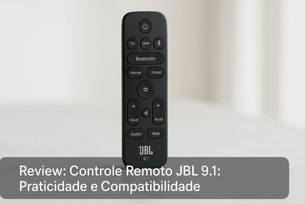 Controle Remoto JBL 9.1: Praticidade e Compatibilidade