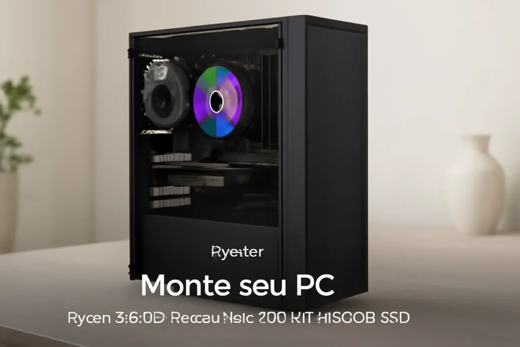 Monte seu PC: Ryzen 3 4100, Radeon RX 560 XT, 16GB, 480GB SSD