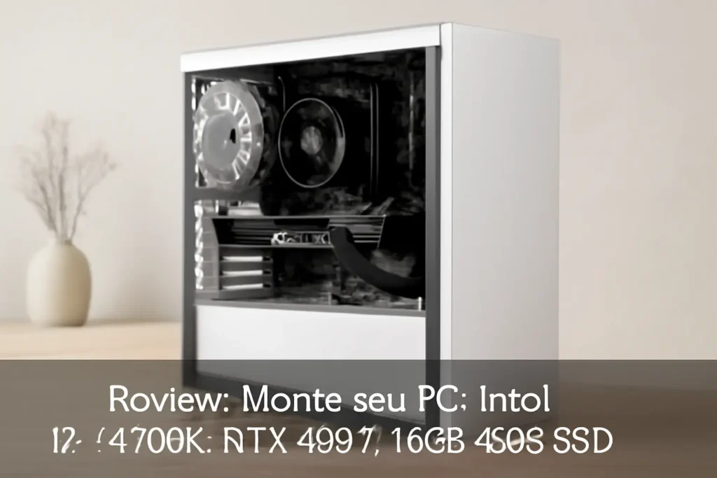 Monte seu PC: Intel i7-14700K, RTX 4060, 16GB, 480GB SSD