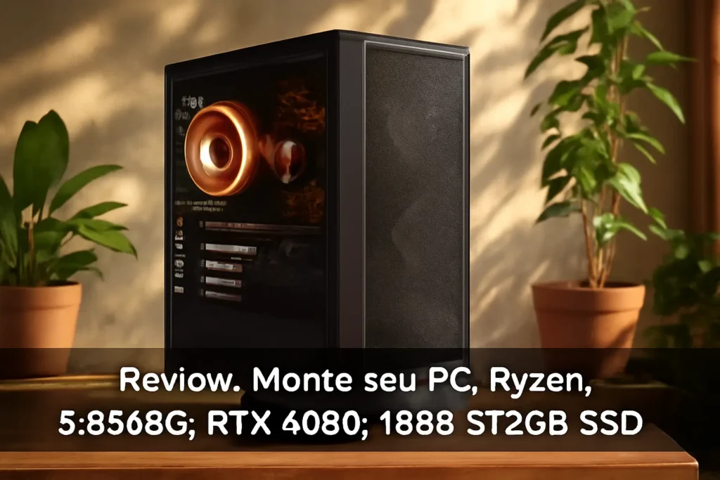Monte seu PC: Ryzen 5 8500G, RTX 4060, 16GB DDR5, 512GB SSD