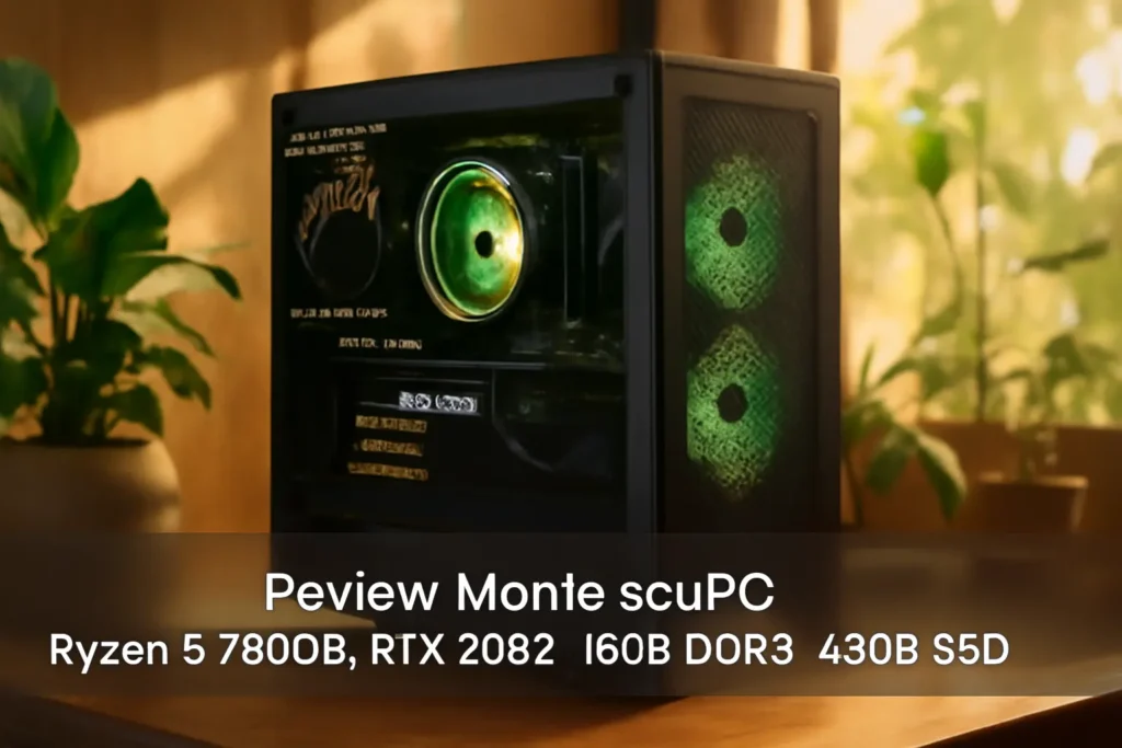 Monte seu PC: Ryzen 5 7600X, RTX 3050, 16GB DDR5, 480GB SSD