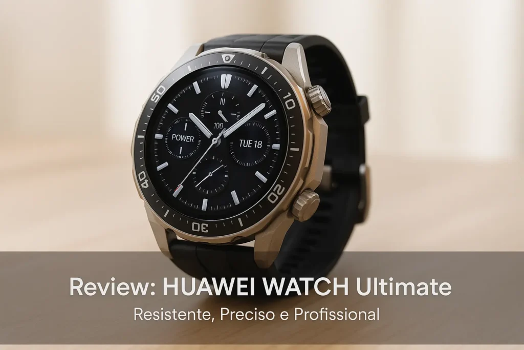 HUAWEI WATCH Ultimate: Resistente, Preciso e Profissional
