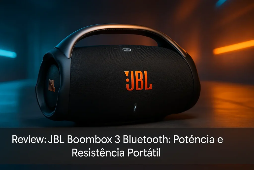 JBL Boombox 3 Bluetooth: Potência e Resistência Portátil