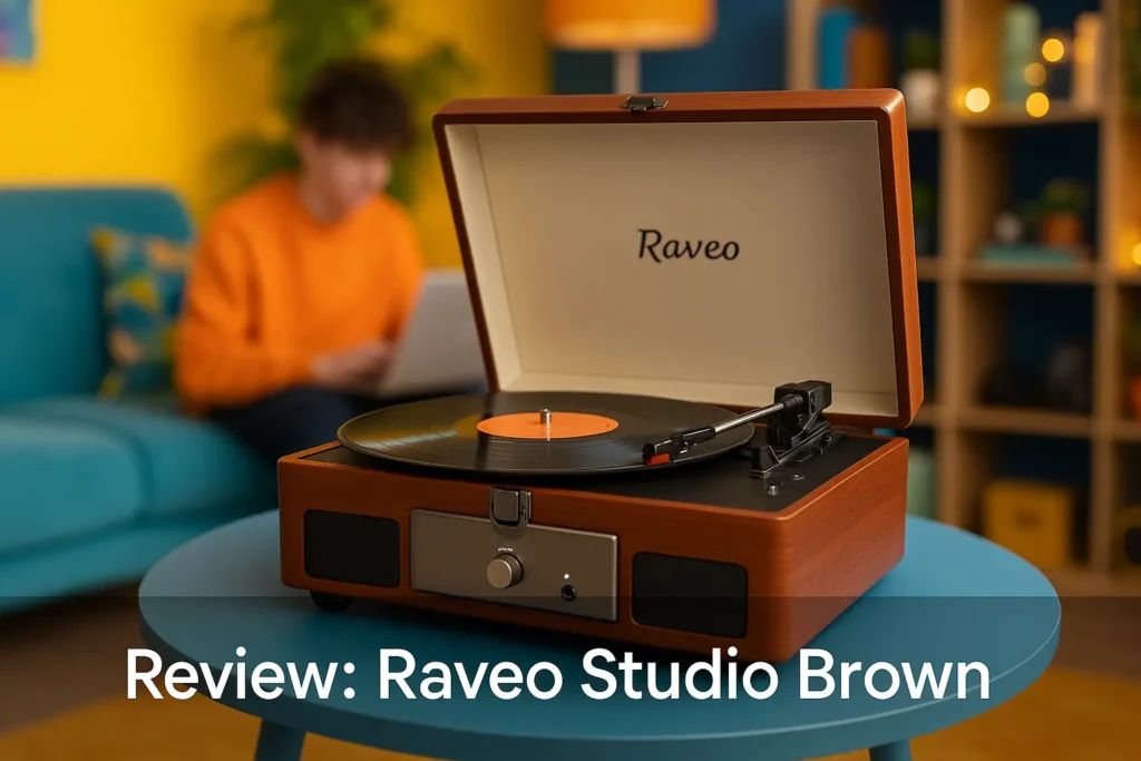 Principais 5 vitrola raveo studio brown