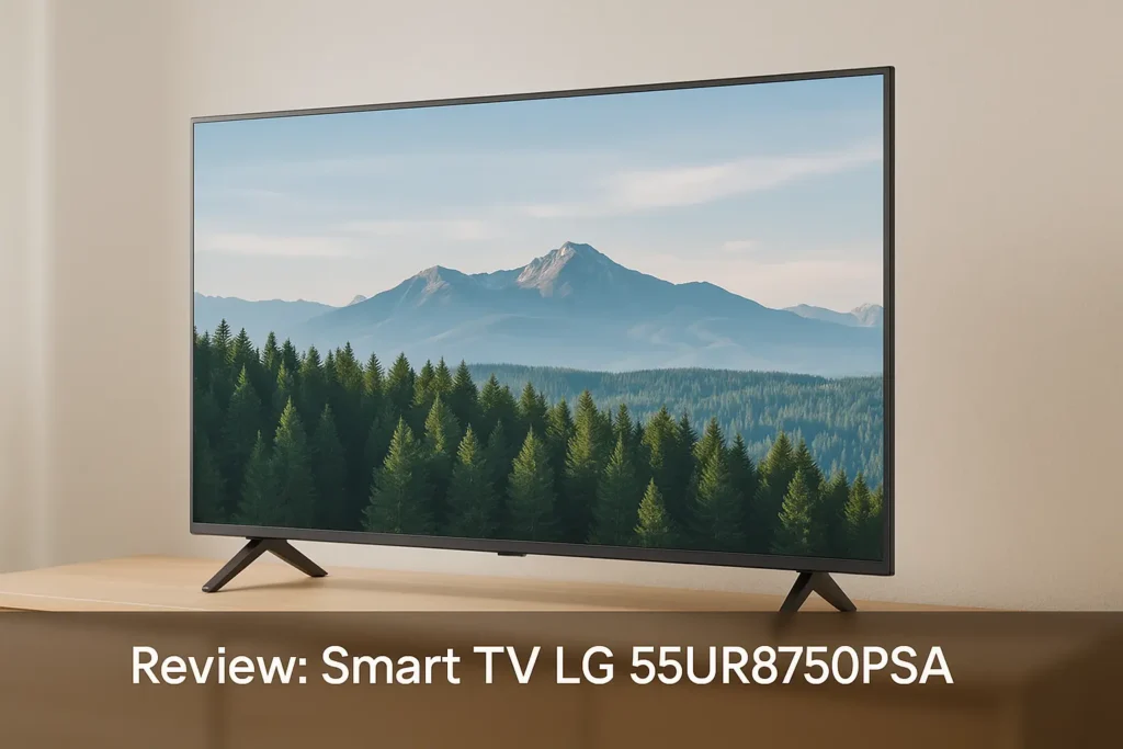 Smart TV LG 55UR8750PSA: Imagem 4K e Integração Inteligente