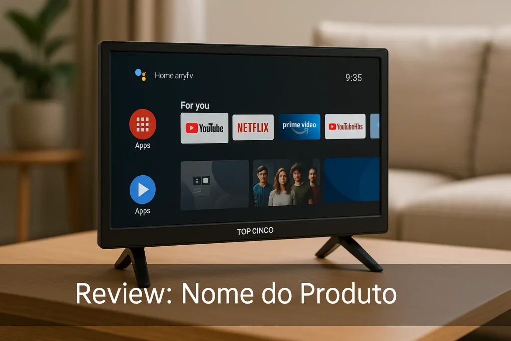 Top Cinco smart TV 14 polegada