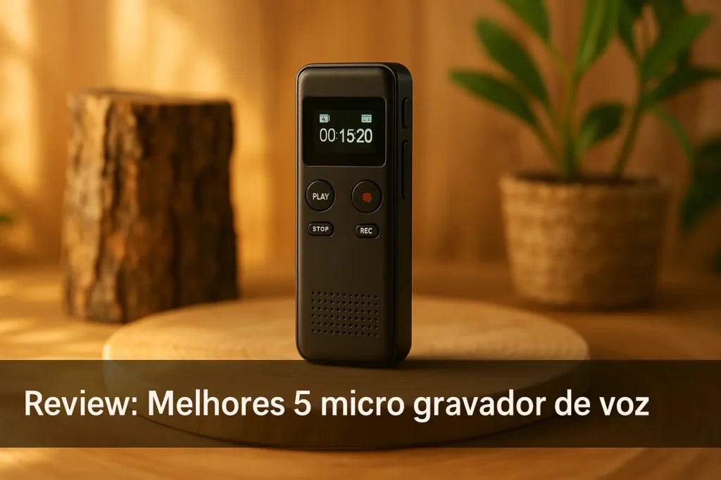 Melhores 5 micro gravador de voz