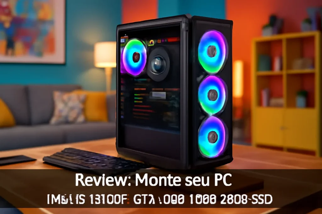 Monte seu PC: Intel i5-10400F, GTX 1060, 16GB, 240GB SSD