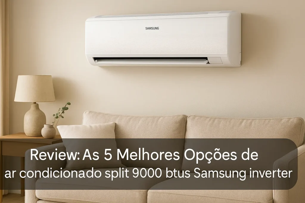 As 5 Melhores Opções de ar condicionado split 9000 btus Samsung inverter