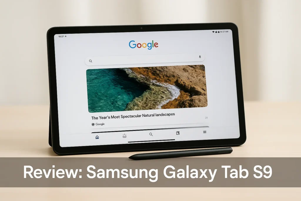 Samsung Galaxy Tab S9: Tela AMOLED, Snapdragon 8 Gen 2 e S Pen