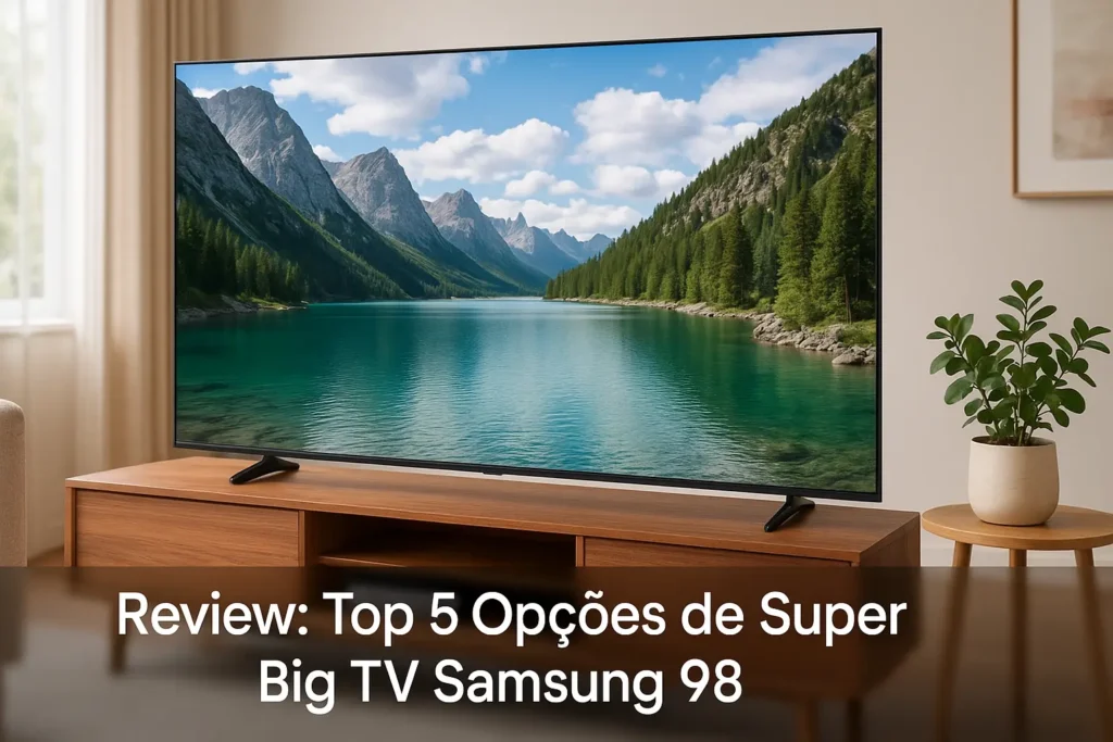 Top 5 Opções de super big TV Samsung 98